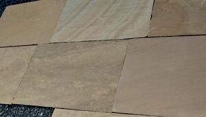 490 Sandstone Sahara  Beige 60x90cm, 25mm Tykkelse Sandstone Garda