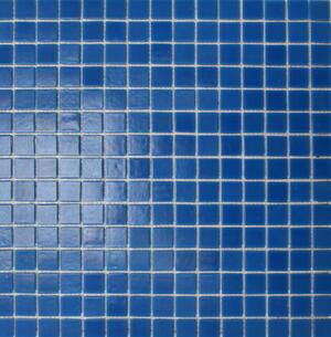 0113 Mellem blå Mosaik JOB 2x2cm Mosaik på net i 30x30cm - kun 29,- per net