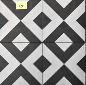 1050G 20x20cm  Decorflise Motiv G - 298,-/m2