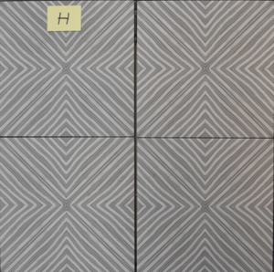 1050H 20x20cm  Decorflise Motiv H - 298,-/m2
