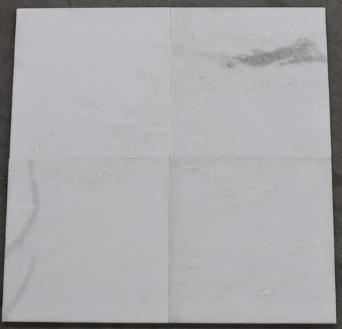 29919 Bianco Namibia -Thasso Waterfall - marmor 30½x30½x1,2 cm poleret