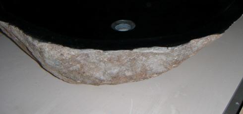 1099 Pilar Nero Stalakit -Naturstensvask ca 40x60cm,Høj ca 13cm