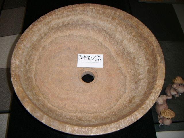 1096 Onyx -antik Massiv vask Ø 45cm, 15c høj