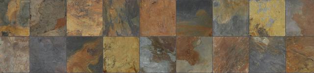 21504 Keramik Fliser MULTICOLOUR  som ligner 100% natur Skifer. 50x50cm