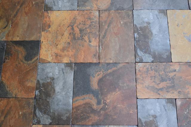 21504 Keramik Fliser MULTICOLOUR  som ligner 100% natur Skifer. 50x50cm