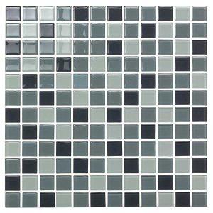 39201 Glasmosaik Crystal Mix Warsaw Blank 23x23cm (4mm kun til væg) 898,-/m2