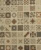 1097 Marokkanske motiver på italienske keramik flise i 20x20cm ,Serie multicolour Beige Opus. -kun 698,-/m2