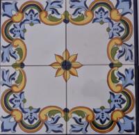 5204 20x20 semi håndmalet vægflise