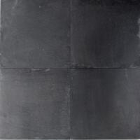50013 Sort Kløvet skifer 60x60cm, kløvet Tykkelse ca, 13-15 mm