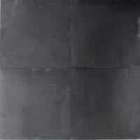 50027 165x15cm Skifersohl bænk m/ savetoverflade i Sort-antracit naturskifer,12mm tykkelse